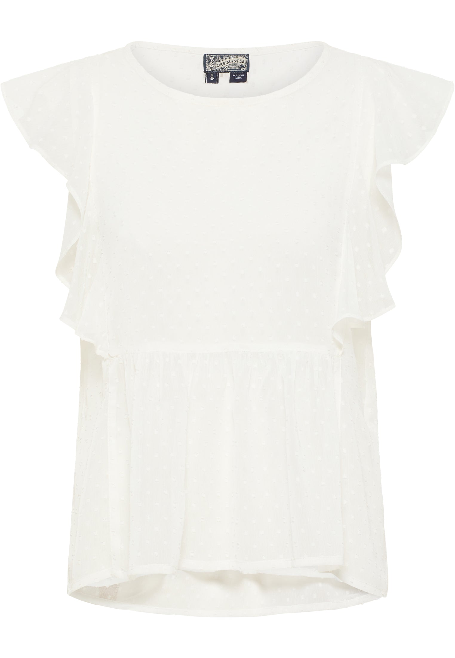 Dreimaster vintage Women's Short Sleeve Blouse