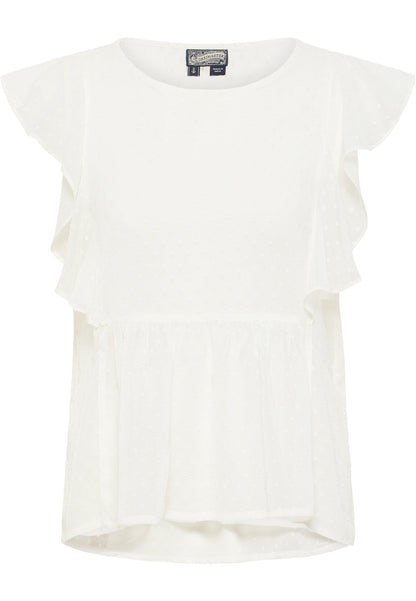 Dreimaster vintage Women's Short Sleeve Blouse