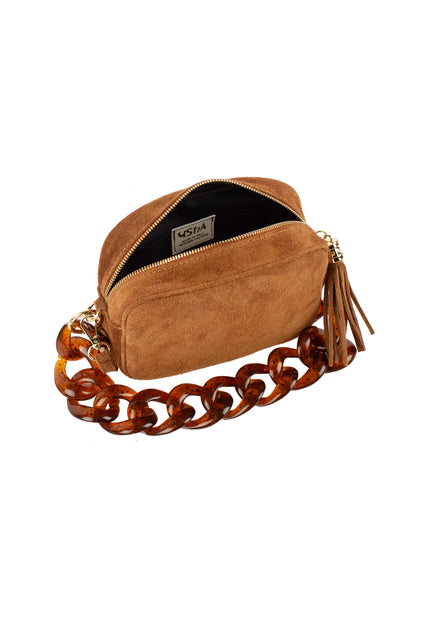 usha FESTIVAL Damen Handtasche aus Wildleder