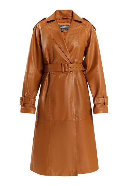 Dreimaster vintage Women's Leather Trench Coat