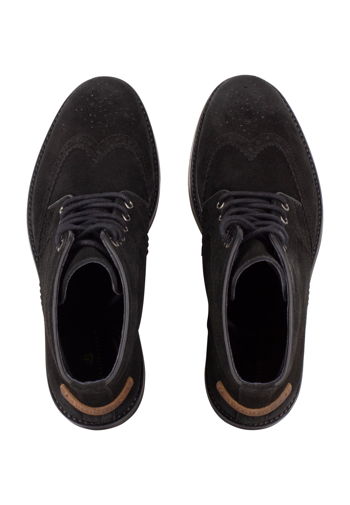 DreiMaster Vintage Męskie botki typu brogue za kostkę