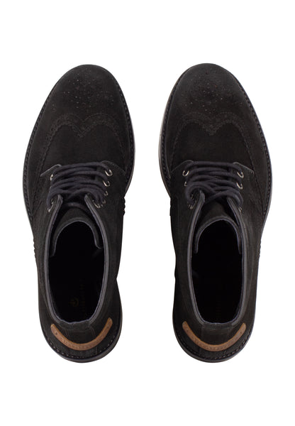 DreiMaster Vintage Męskie botki typu brogue za kostkę