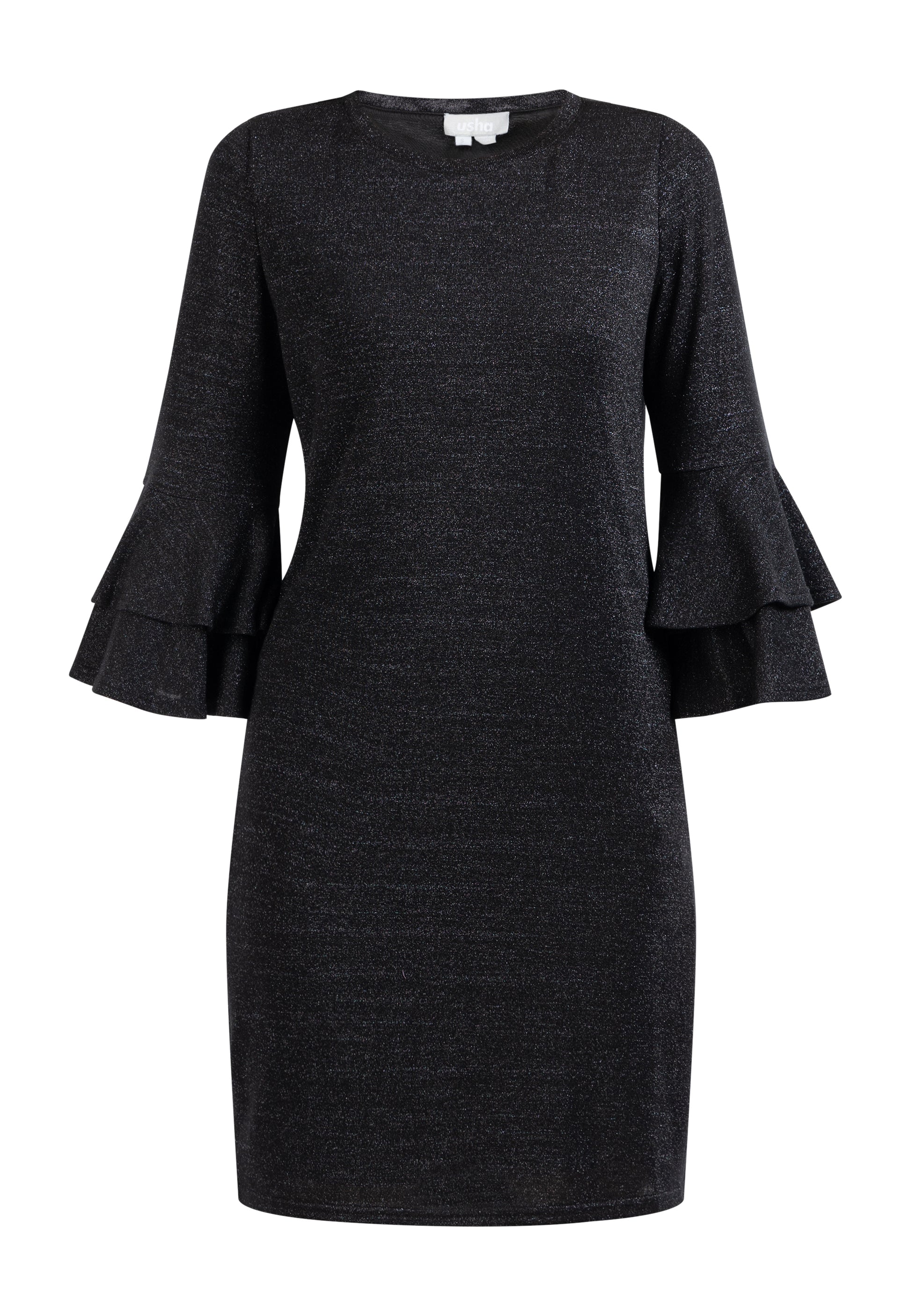 usha Women's Dress With Shiny Yarn