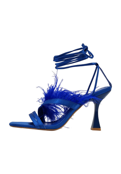 Faina Women's Sandal With Feathers