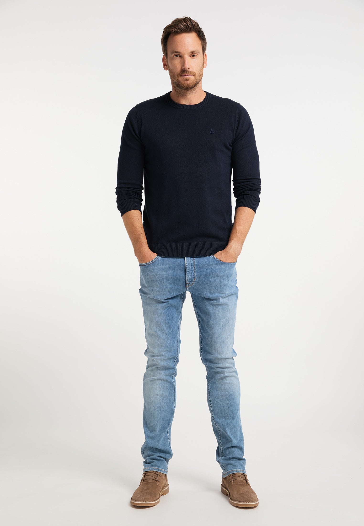 DreiMaster Maritim Men's Crew Neck Sweater