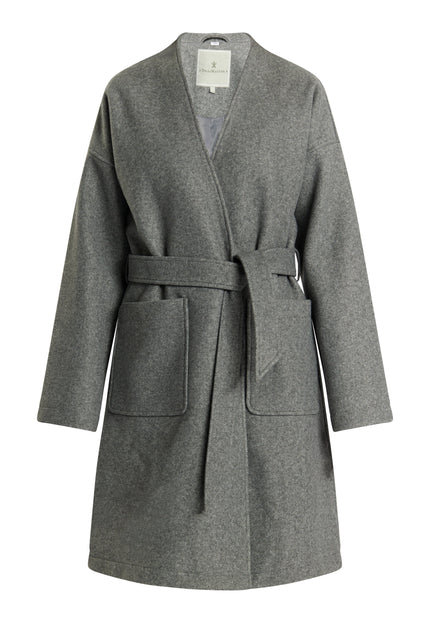 Dreimaster klassik Women's Transitional Coat In A Wool Look