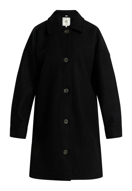 Dreimaster vintage Women's Transitional Coat In A Wool Look