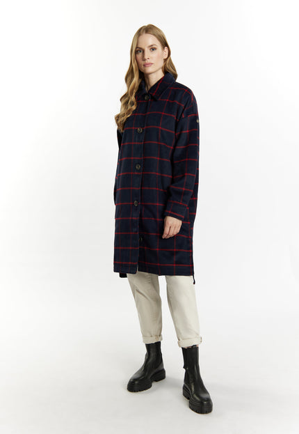 Dreimaster vintage Women's Transitional Coat In A Wool Look