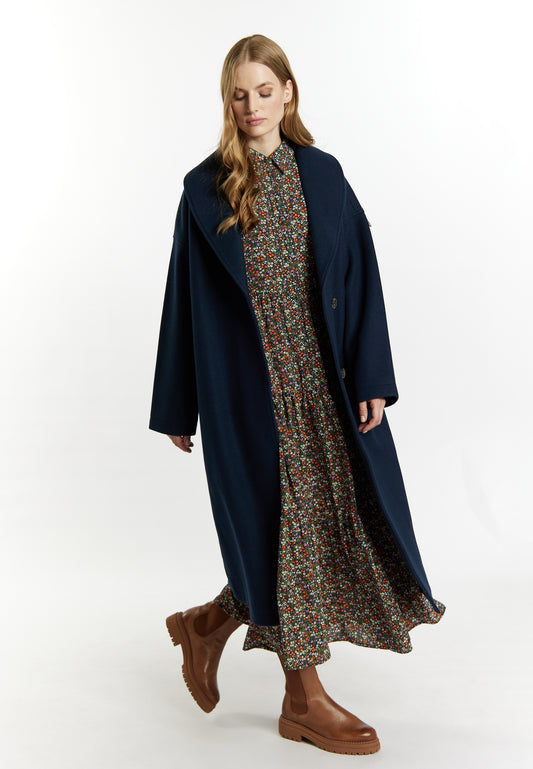 DreiMaster Vintage Women's Transitional Coat In A Wool Look