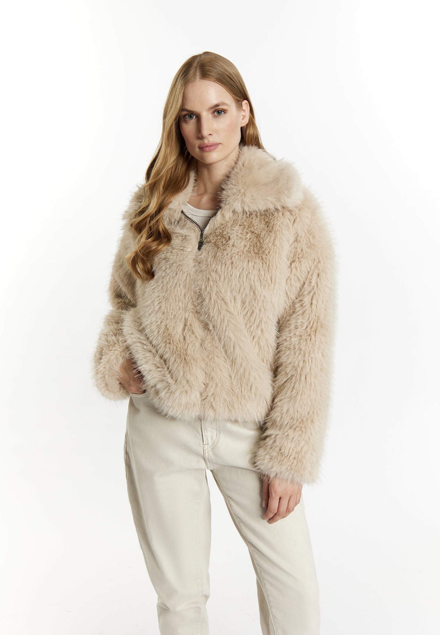 Dreimaster vintage Women's Faux Fur Jacket