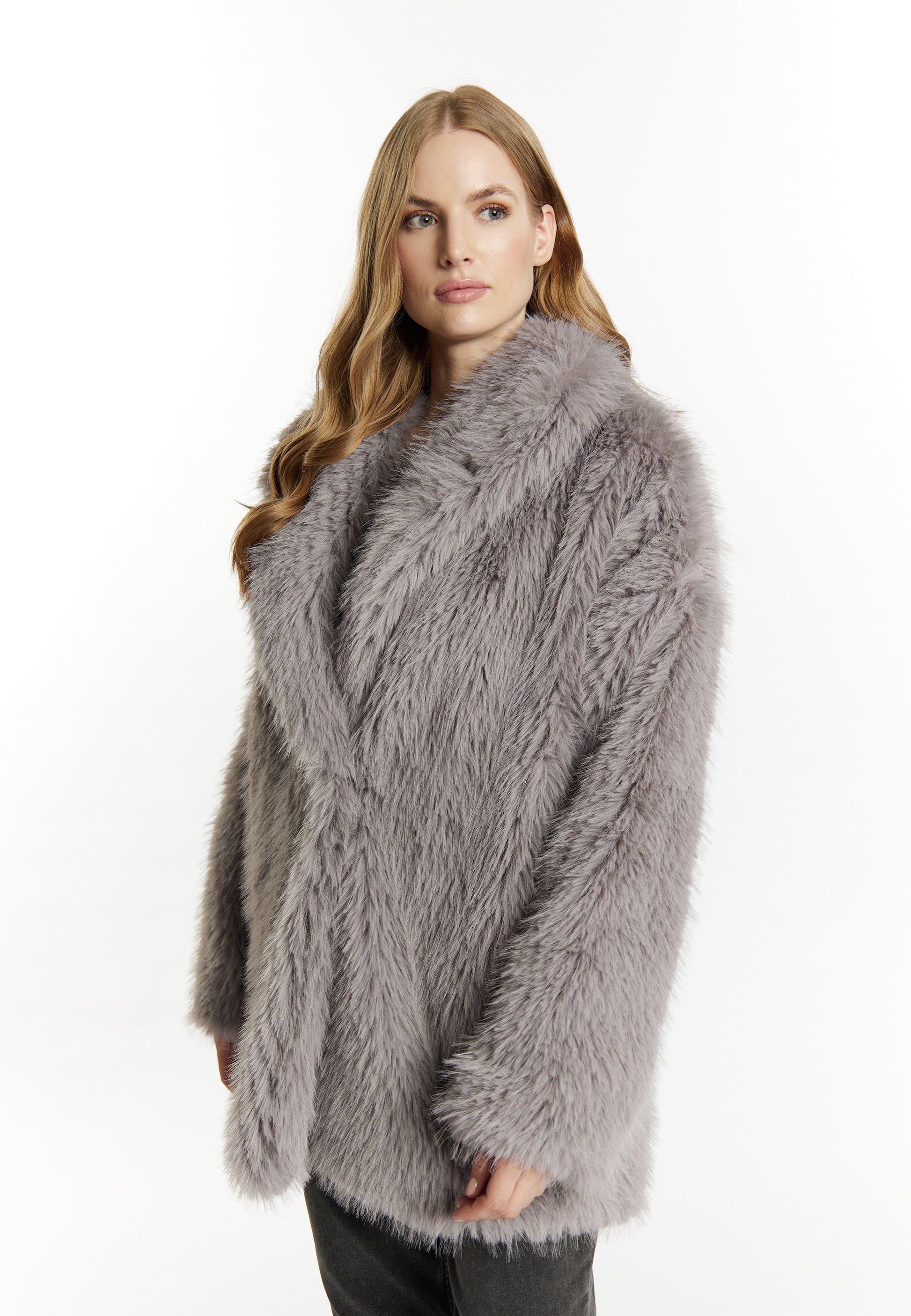 DreiMaster Vintage Women's Faux Fur Coat