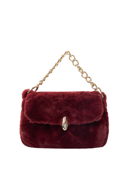 Faina Women's Faux Fur Shoulder Bag