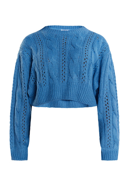 Mymo Women's Knit Cropped Sweater