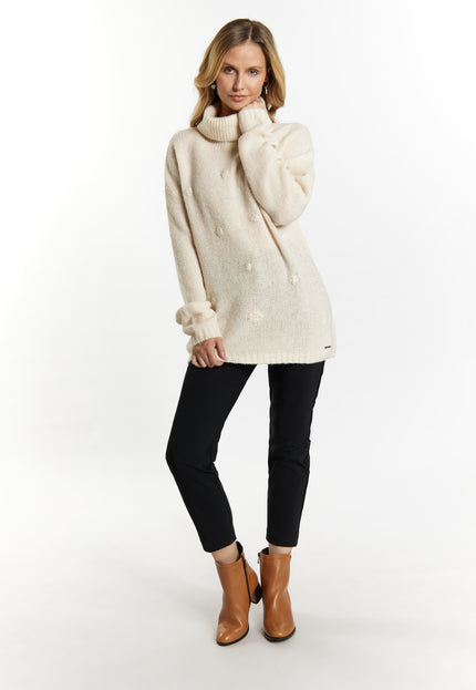 usha Damen-Turtleneck-Pullover