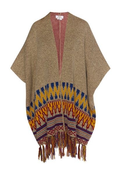 Usha festival Women's Knit Poncho
