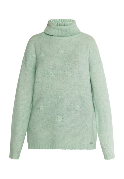 usha Damen-Turtleneck-Pullover