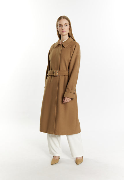 DreiMaster Klassik Women's Transitional Coat Made Of Wool Blend