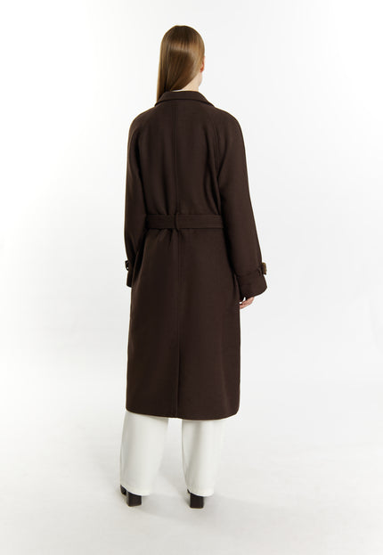 DreiMaster Klassik Women's Transitional Coat Made Of Wool Blend