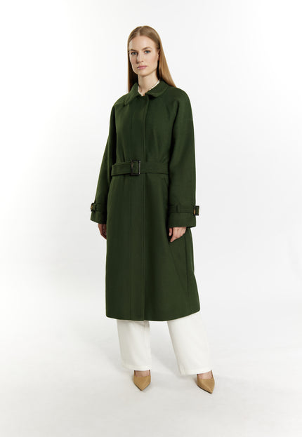 DreiMaster Klassik Women's Transitional Coat Made Of Wool Blend