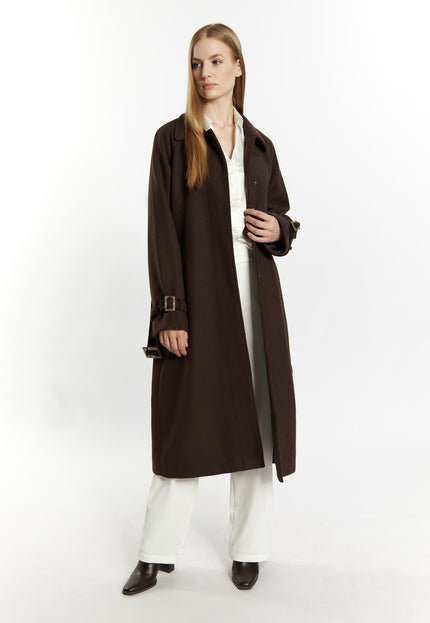 DreiMaster Klassik Women's Transitional Coat Made Of Wool Blend