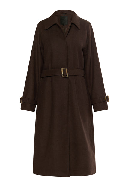 DreiMaster Klassik Women's Transitional Coat Made Of Wool Blend