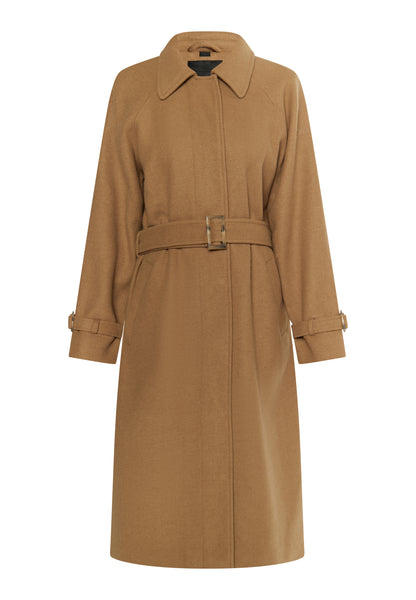 DreiMaster Klassik Damen Übergangsmantel aus Wollmischung