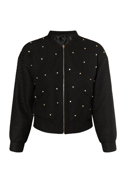 Faina Women's Boucé Jacket With Rhinestones