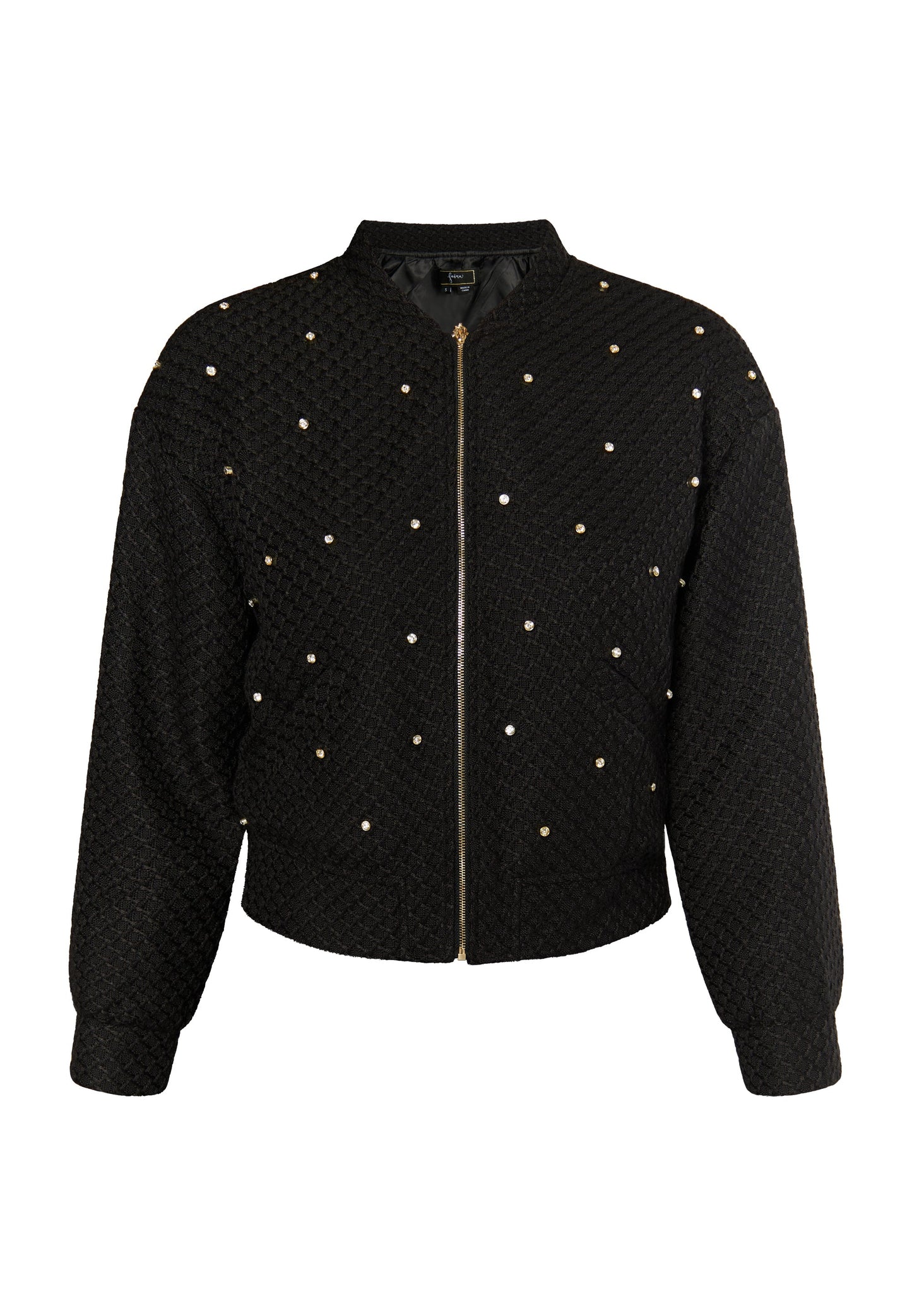 Faina Women's Boucé Jacket With Rhinestones