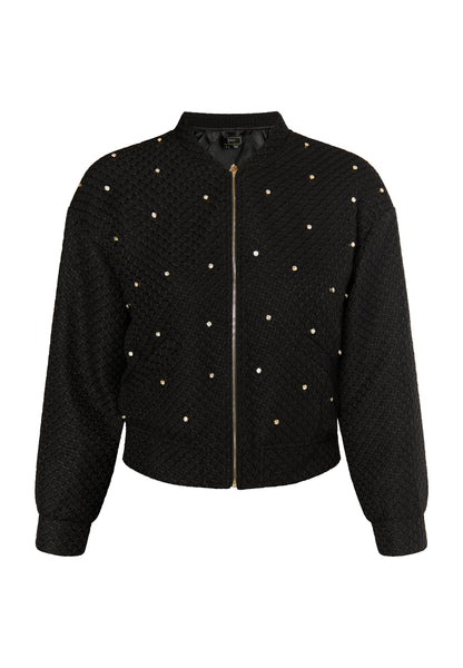 Faina Women's Boucé Jacket With Rhinestones