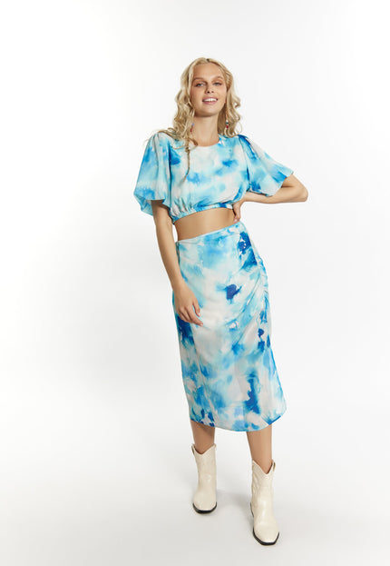 Izia Women's Blouse With A Tie-Dye Pattern