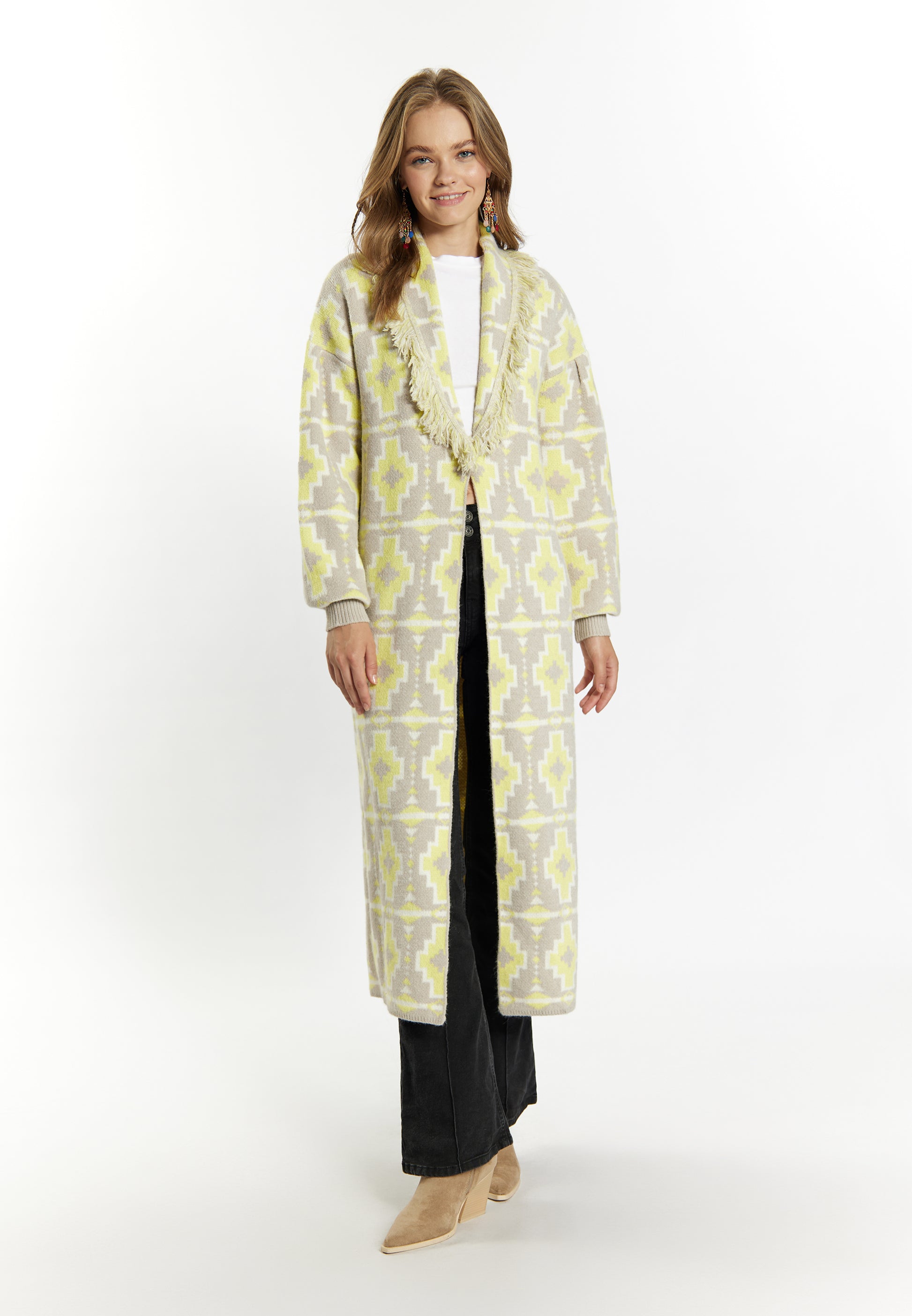 IZIA Women's Knit Coat