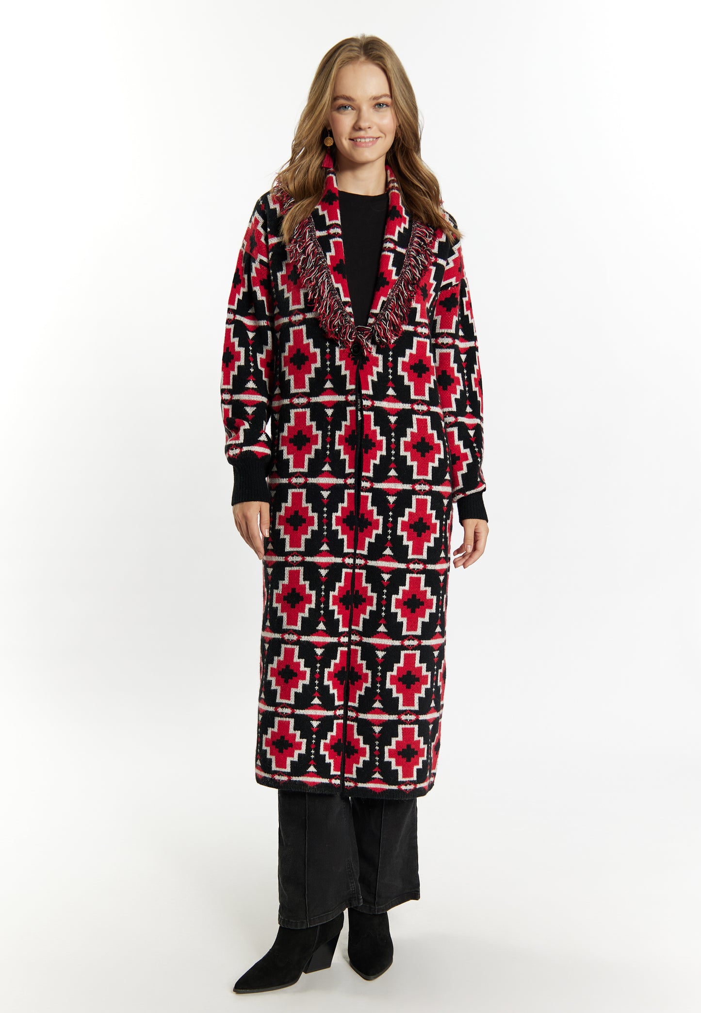 IZIA Women's Knit Coat