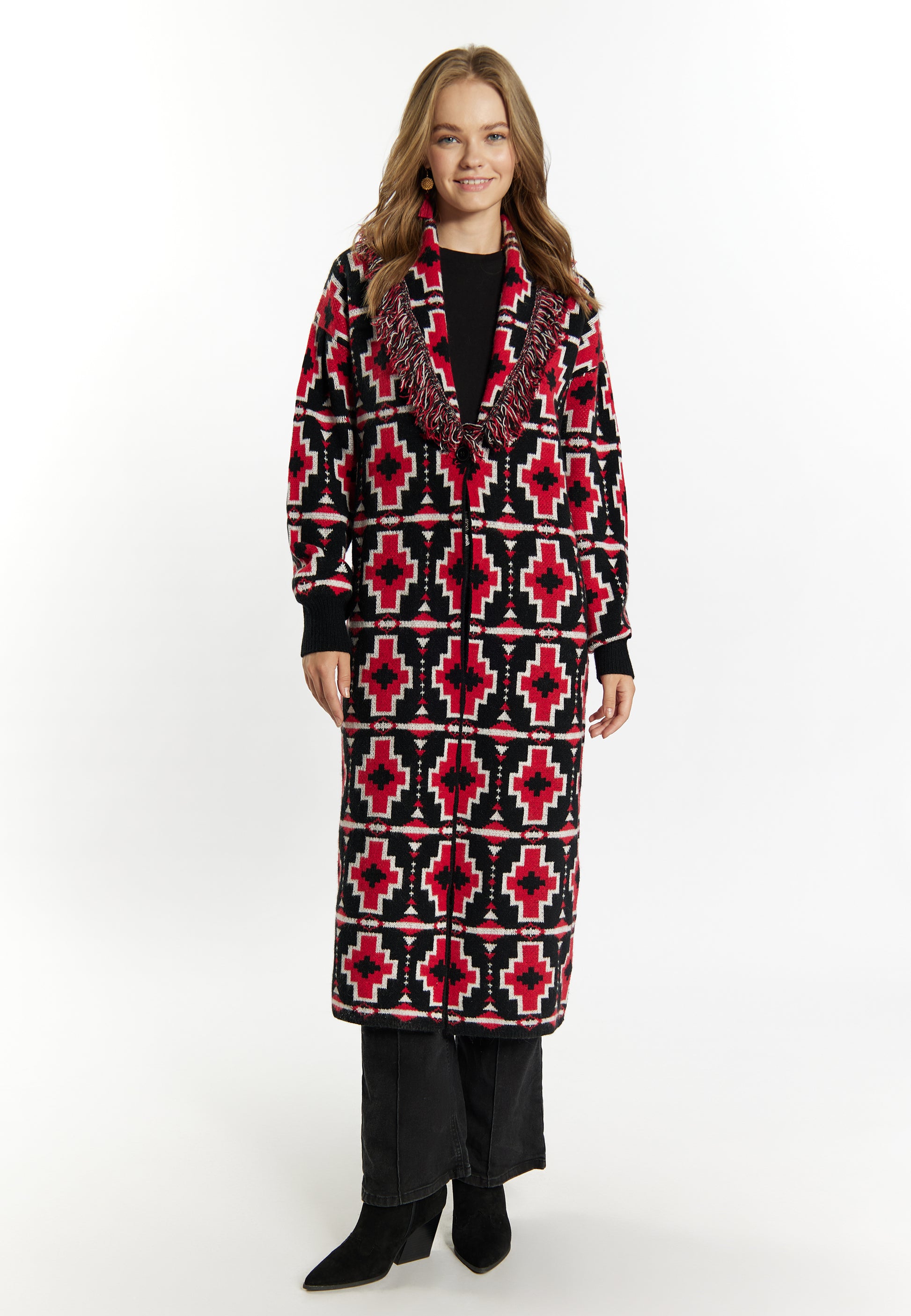 IZIA Women's Knit Coat