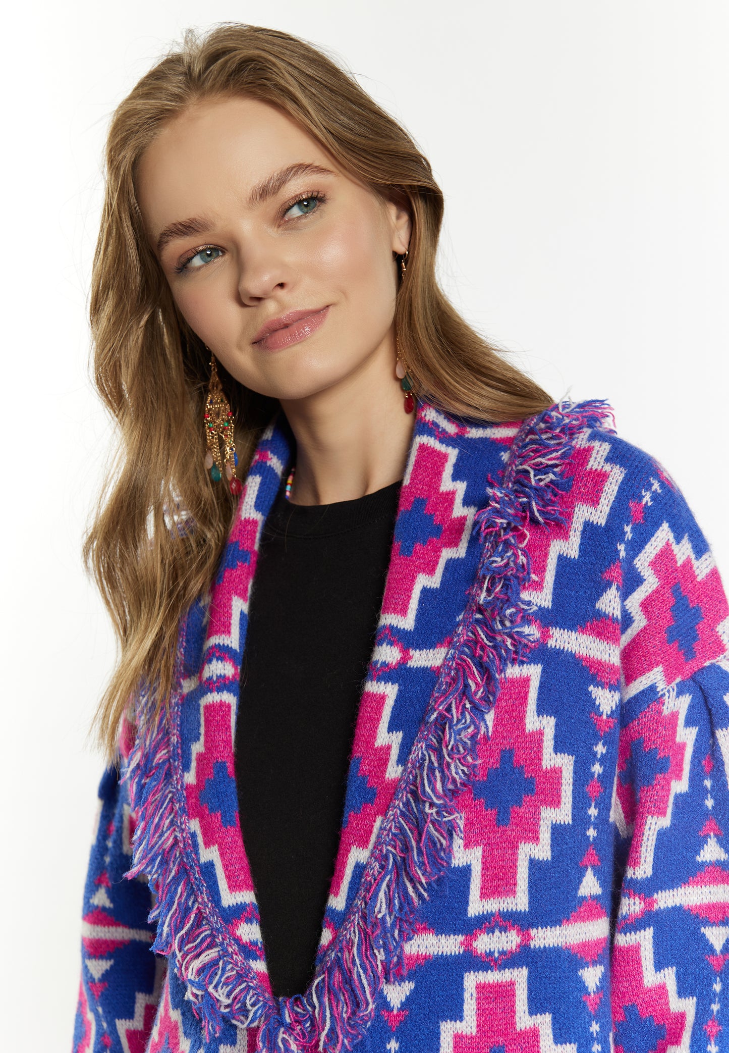 IZIA Women's Knit Coat