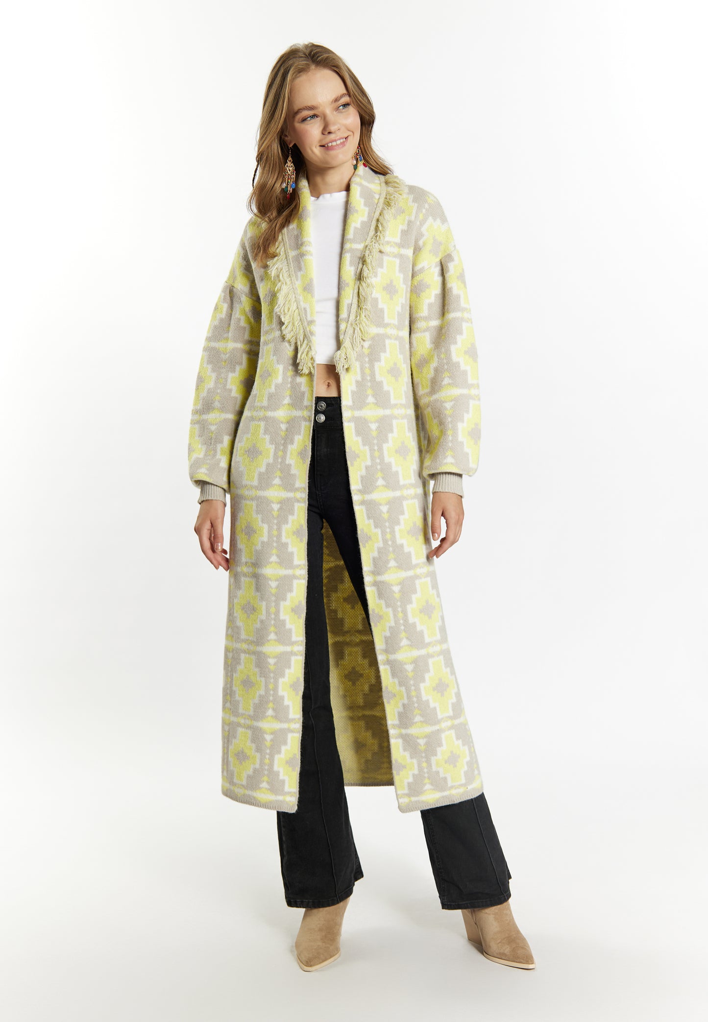 IZIA Women's Knit Coat