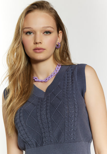 myMo ROCKS Women's Knitted Sweater Vest