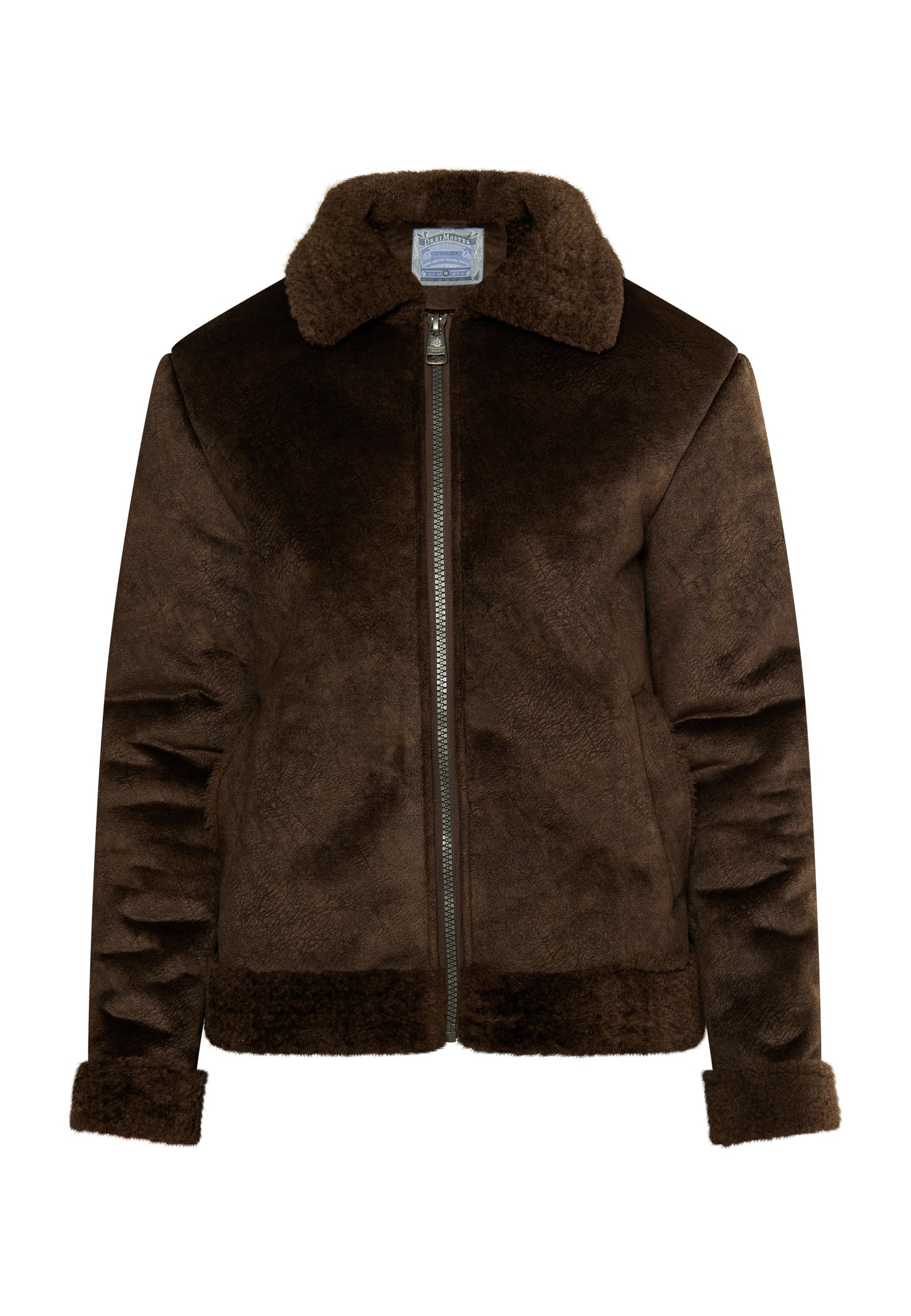 Dreimaster vintage Men's Transition Jacket Made Of Imitation Fur