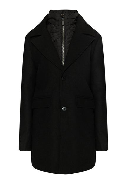 Dreimaster klassik Men's Transitional Coat Made Of Wool Blend