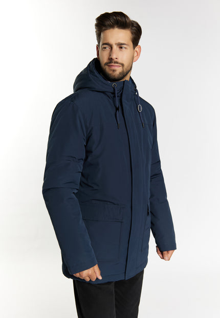 DreiMaster Klassik Herren gepolsterte Winterjacke