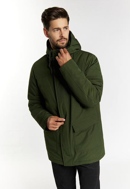 DreiMaster Klassik Herren gepolsterte Winterjacke