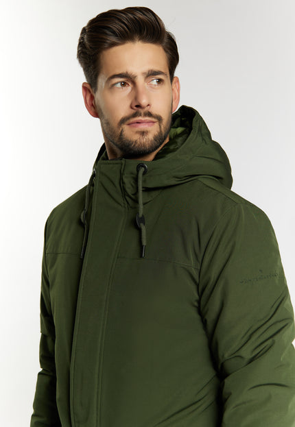 DreiMaster Klassik Herren gepolsterte Winterjacke