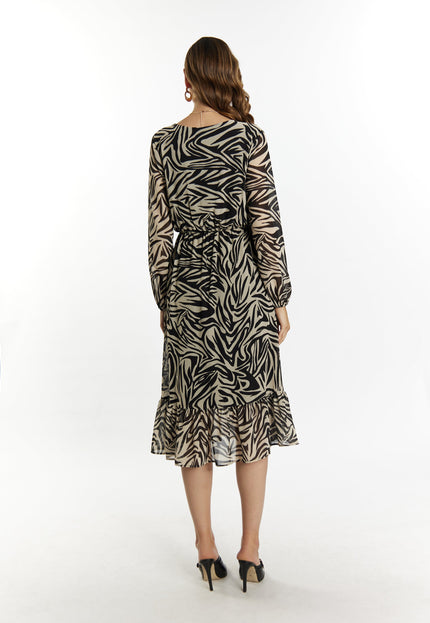 Faina Women's Zebra Print Dress