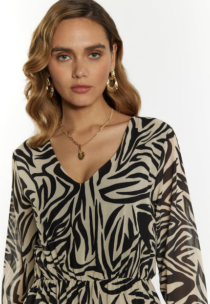 Faina Women's Zebra Print Dress