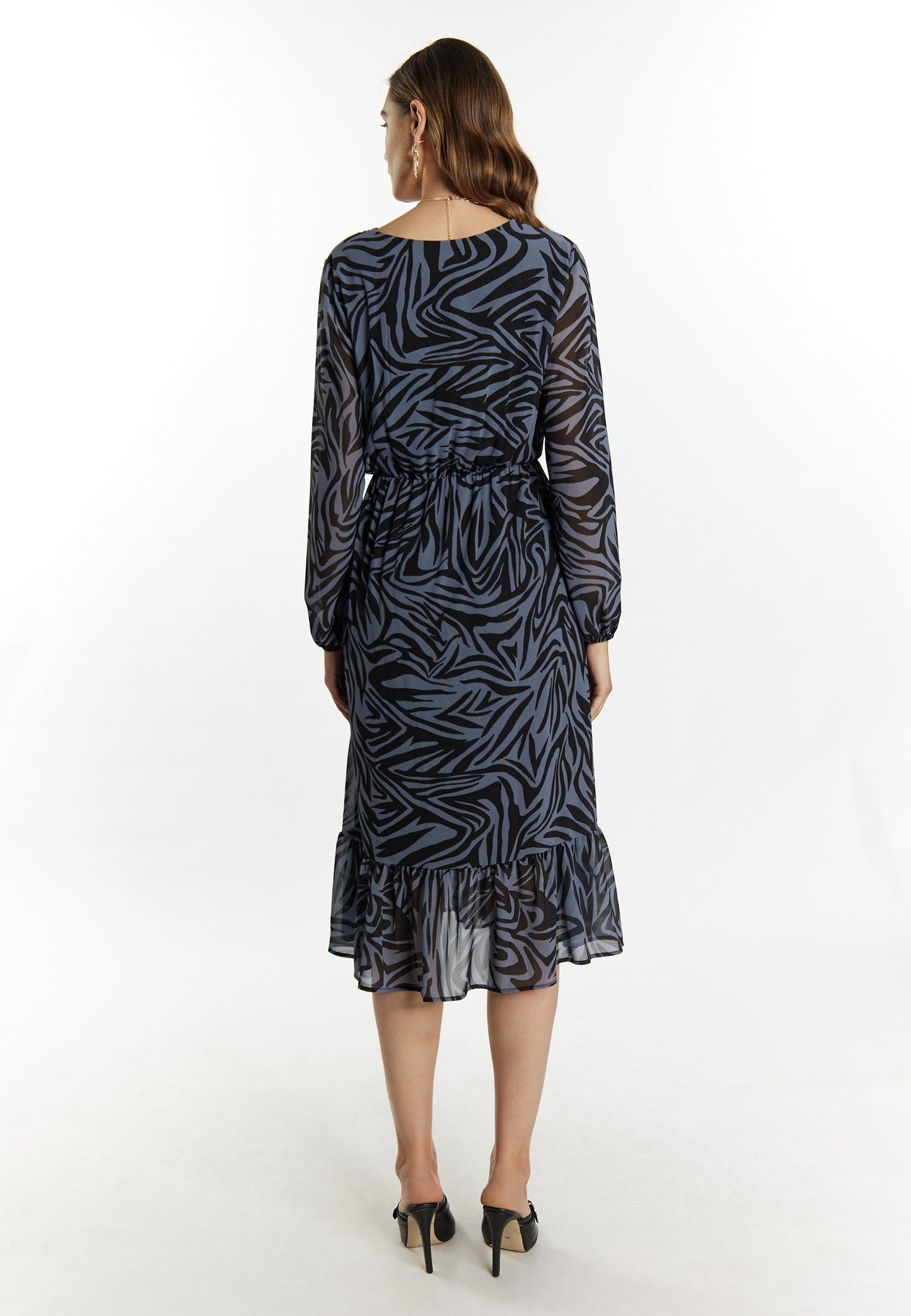 Faina Women's Zebra Print Dress