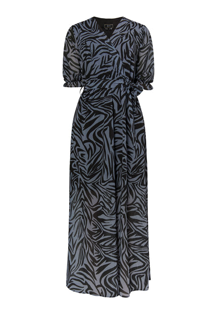 Faina Women's Zebra Print Maxi Dress