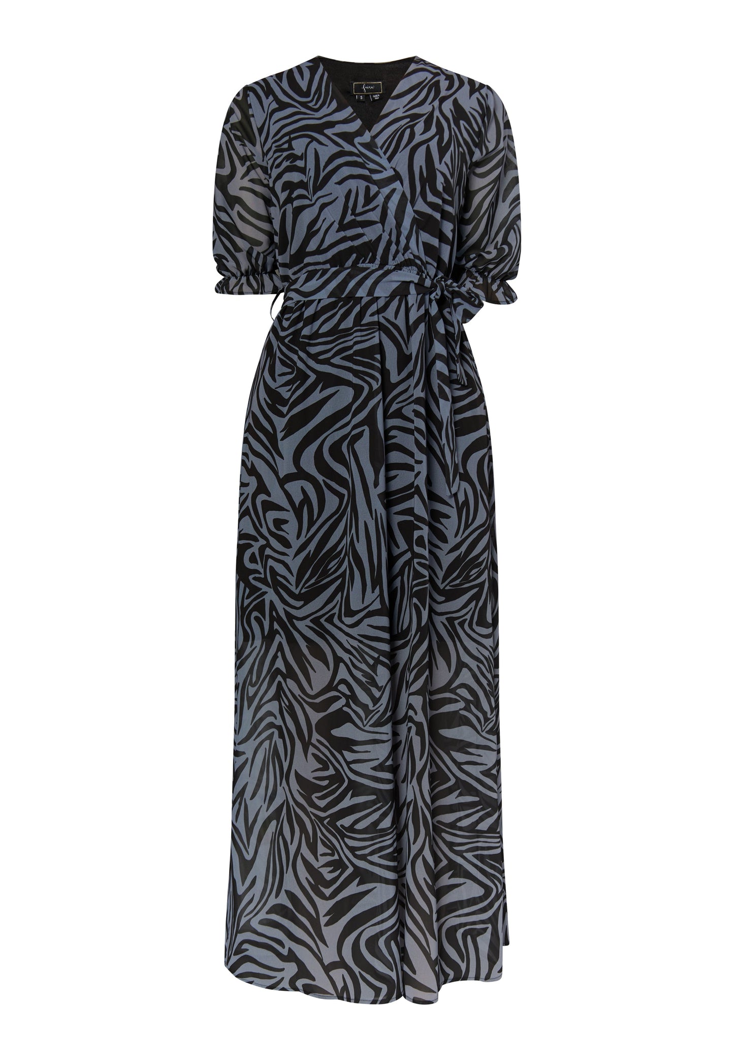 Faina Women's Zebra Print Maxi Dress