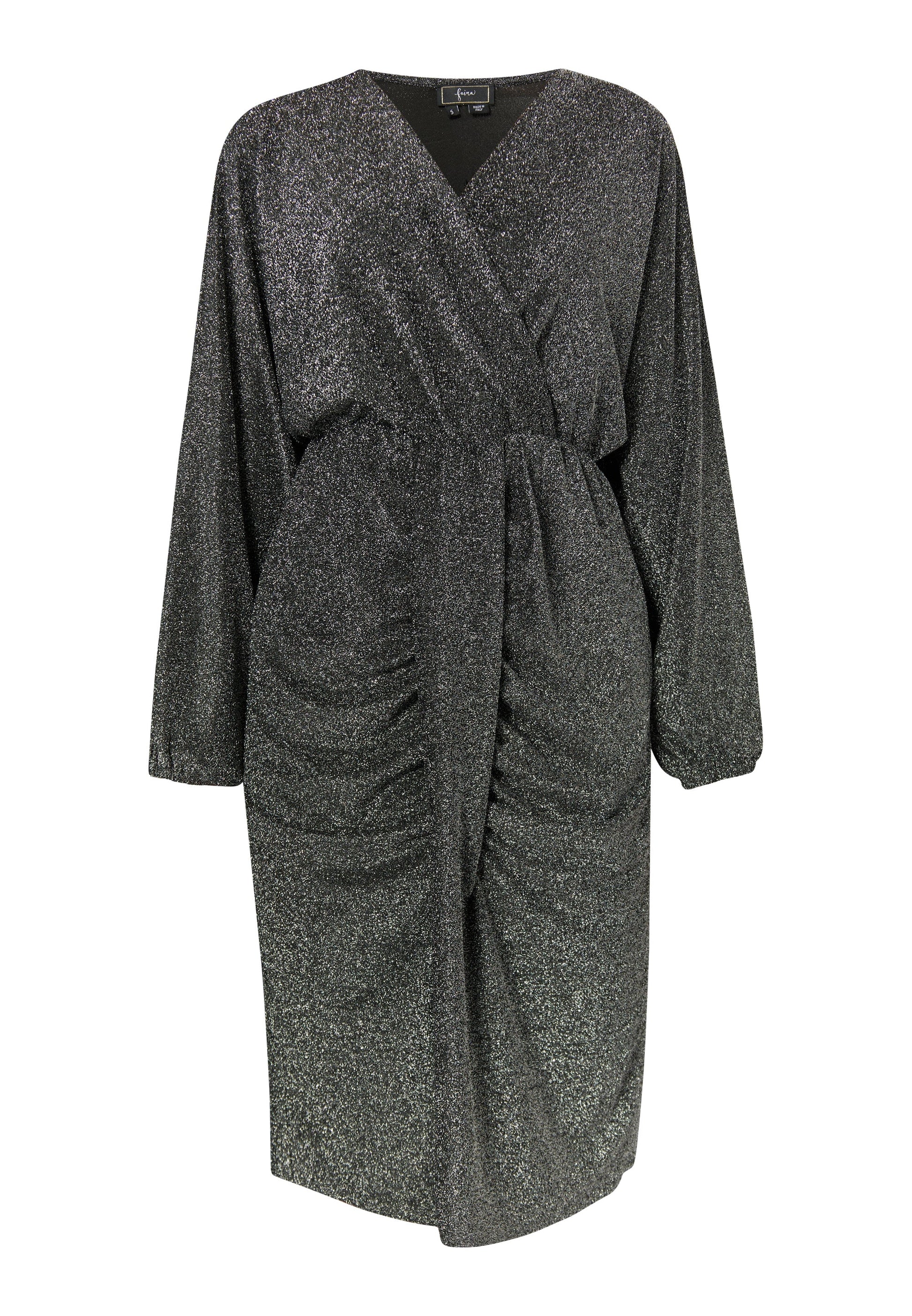 Faina Women's Evening Dress With Shiny Yarn