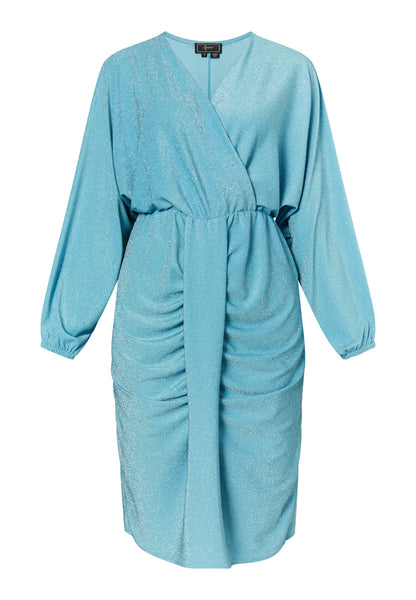 Faina Women's Evening Dress With Shiny Yarn