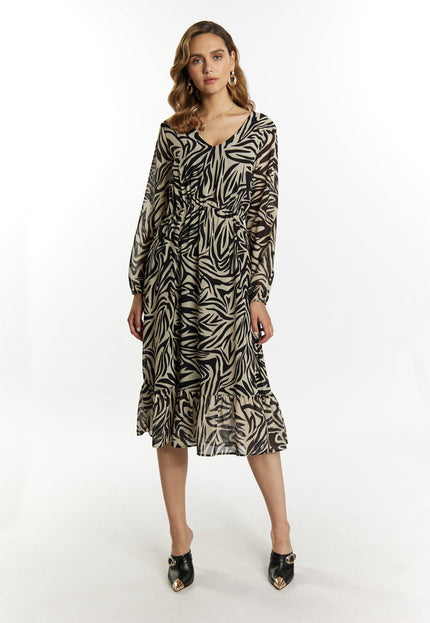 Faina Women's Zebra Print Dress