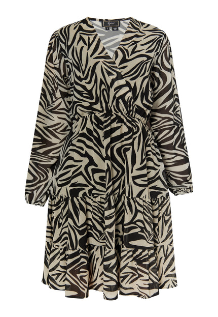 Faina Women's Zebra Print Dress